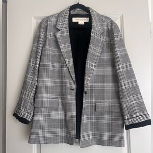 Women’s Gray Oversized Blazer Suit Jacket